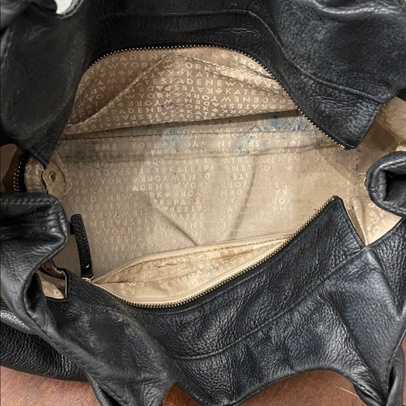 Kate Spade Stevie Berkshire Road Pebbled Leather Satchel Bag — Large Needs TLC - Picture 8 of 8